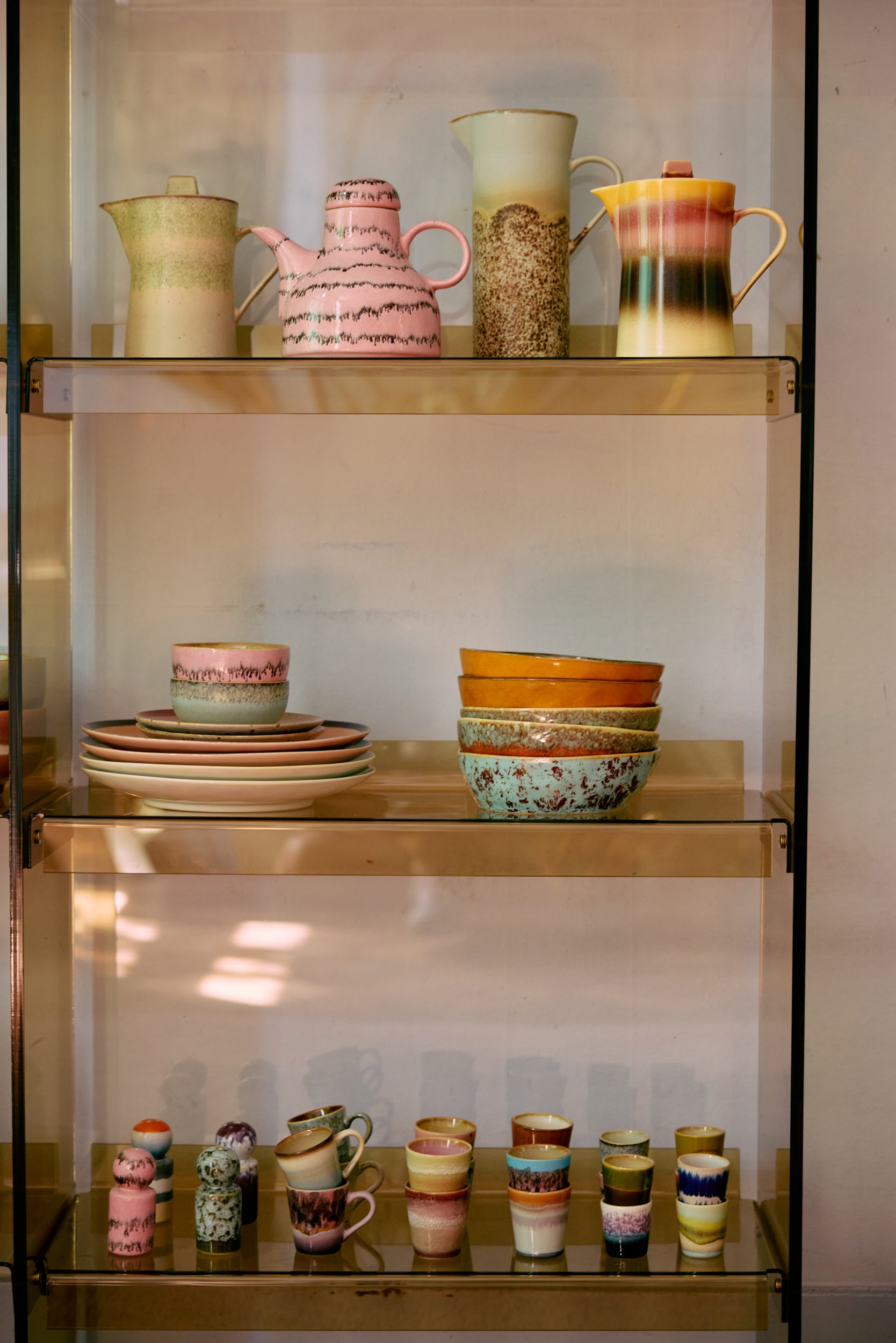 HKliving | 70'S RISTRETTO MUGS - FUTURISM: BLOOM