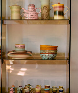HKliving | 70'S RISTRETTO MUGS - FUTURISM: BLOOM