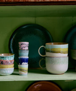 HKliving | 70S CERAMICS: EGG CUPS - VIBRANCE