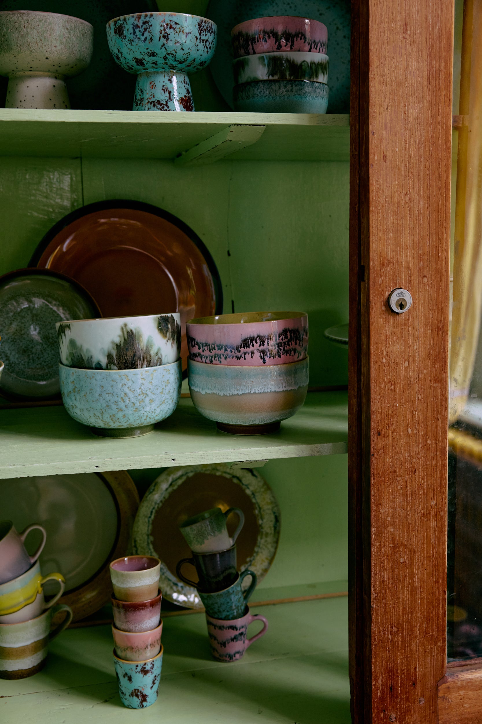 HKliving | 70'S RISTRETTO MUGS - FUTURISM: BLOOM