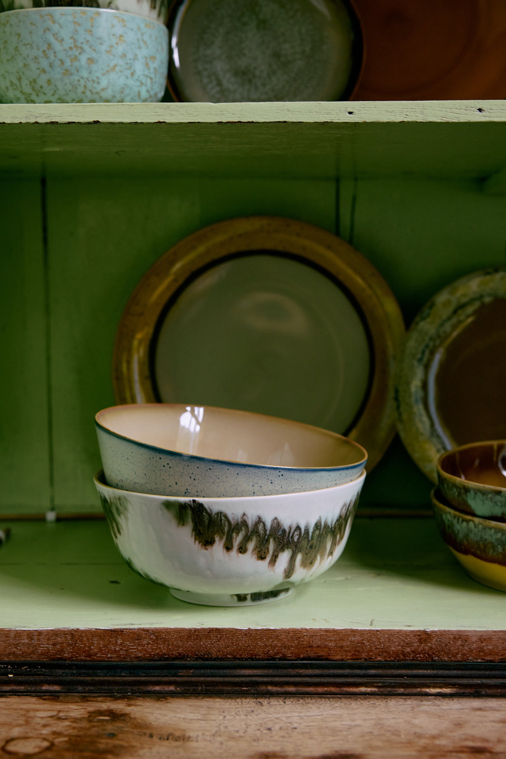 HKliving | 70S CERAMICS: RAMEN BOWL - MINIMALIST: THICKET