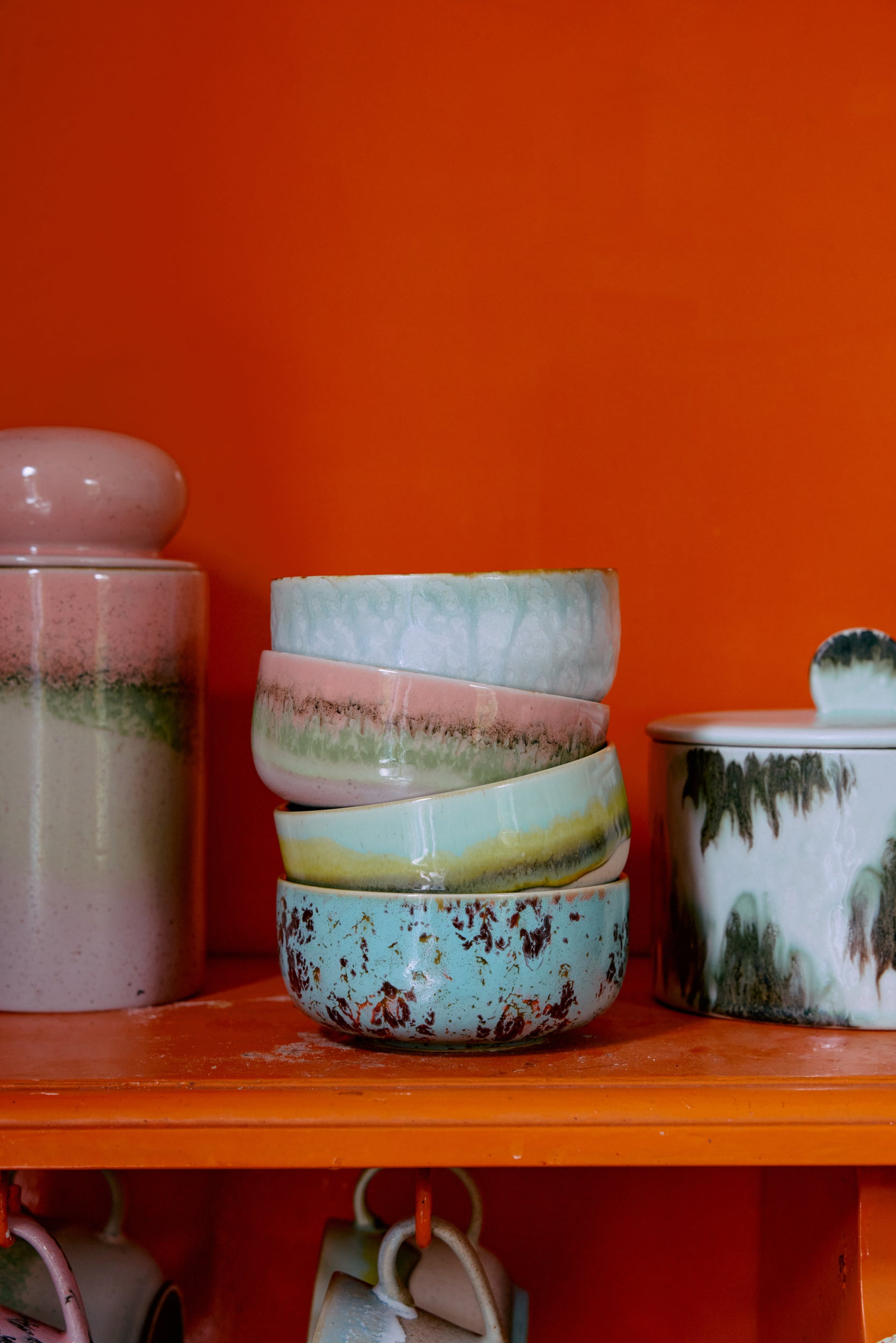 HKliving | 70S CERAMICS: DESSERT BOWL - GLAZE