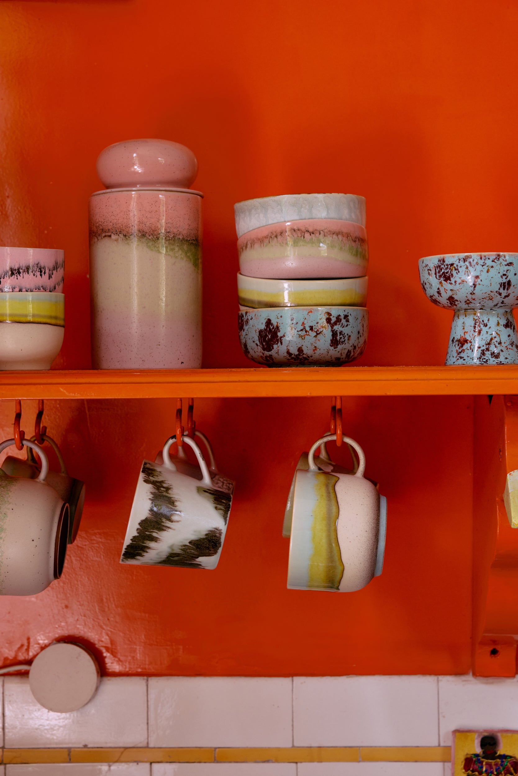 HKliving | 70S CERAMICS: CAPPUCCINO MUG - TIDE