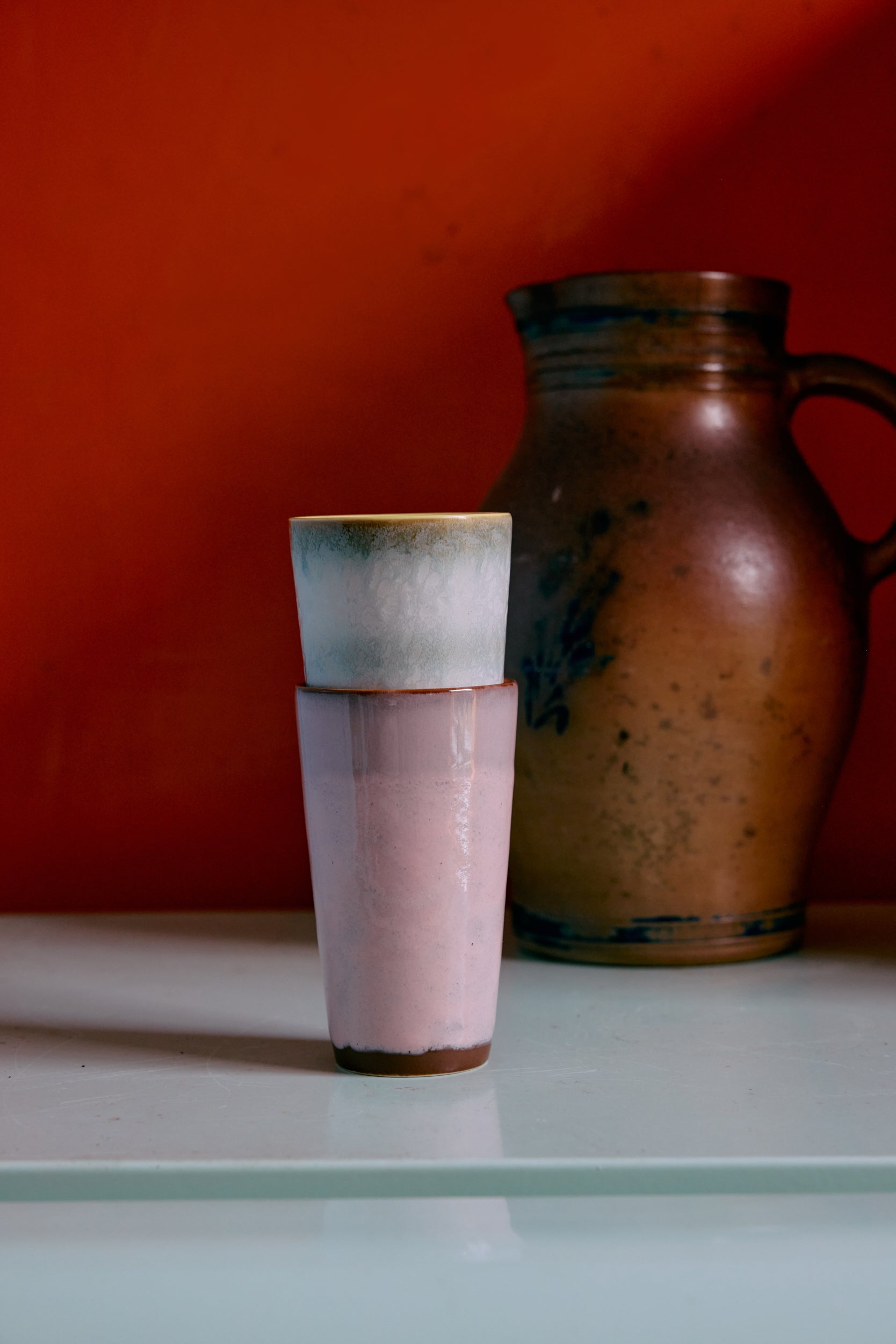 HKliving | 70S CERAMICS: LATTE MUG - PETAL