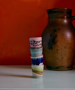 HKliving | 70S CERAMICS: EGG CUPS - VIBRANCE