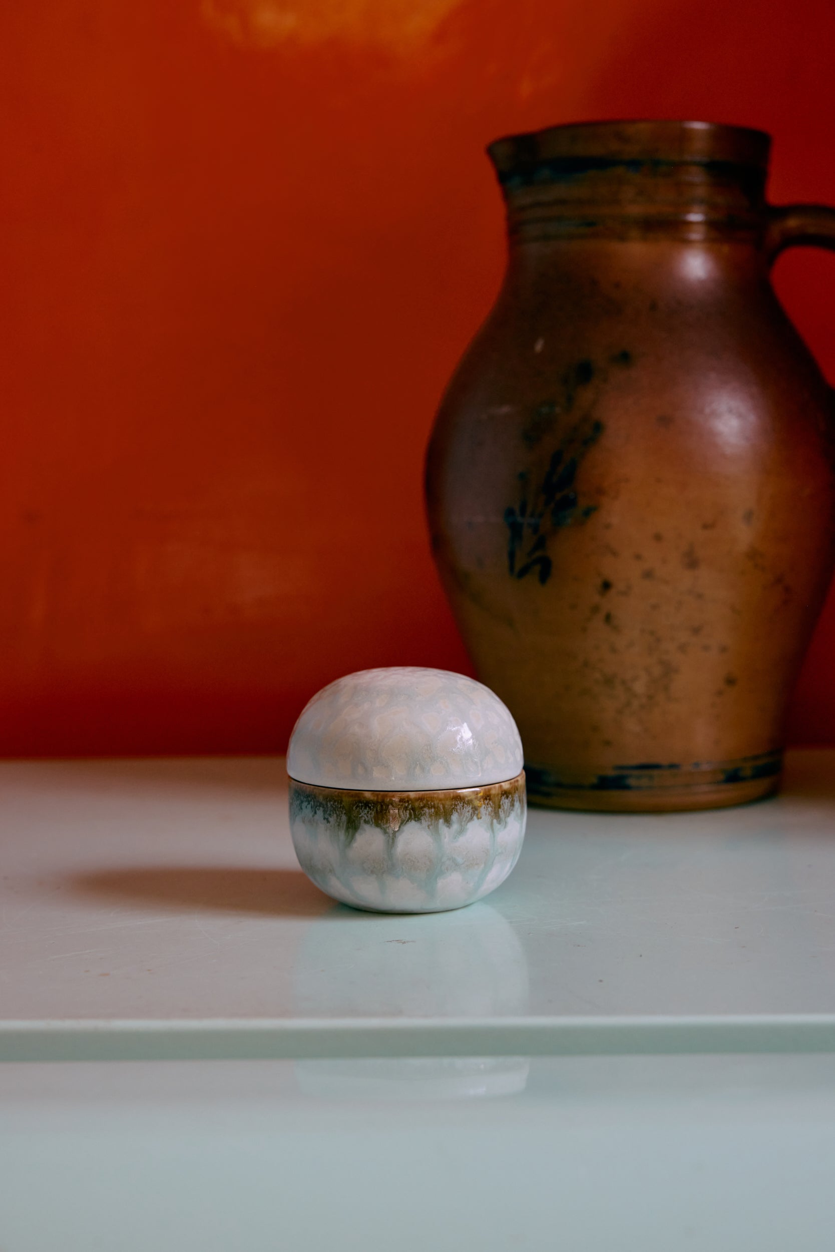 HKliving | 70S CERAMICS: SUGAR POT - PETAL