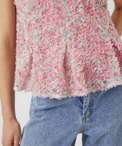 Y.A.S | KERRY SL TOP - SACHET PINK
