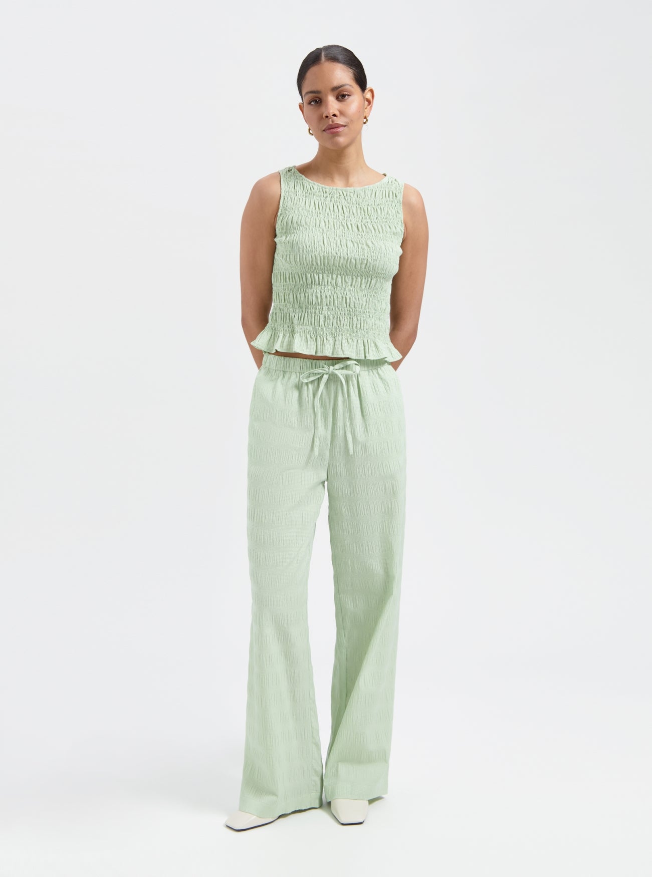 NOUS SOMMES LABELS | INEZ PANTS - LIGHT GREEN YELLOW
