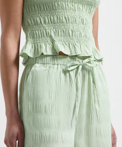 NOUS SOMMES LABELS | JUNE SMOCK TOP - LIGHT GREEN YELLOW