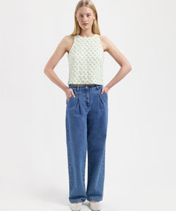 NOUS SOMMES LABELS | LANA SL TOP - LIGHT GREEN