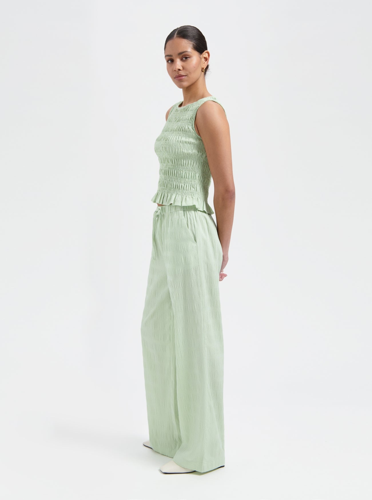 NOUS SOMMES LABELS | INEZ PANTS - LIGHT GREEN YELLOW