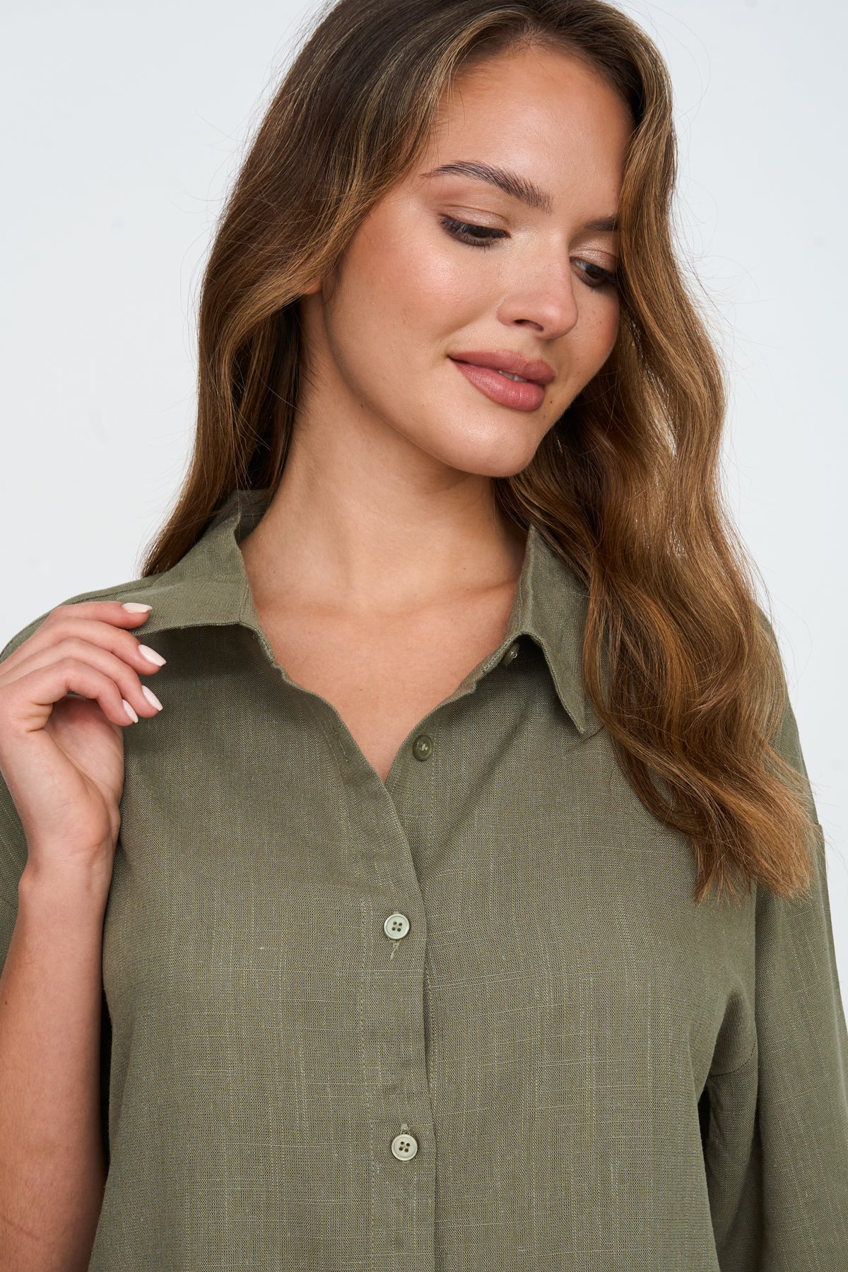 WIDE BLOUSE - GREEN