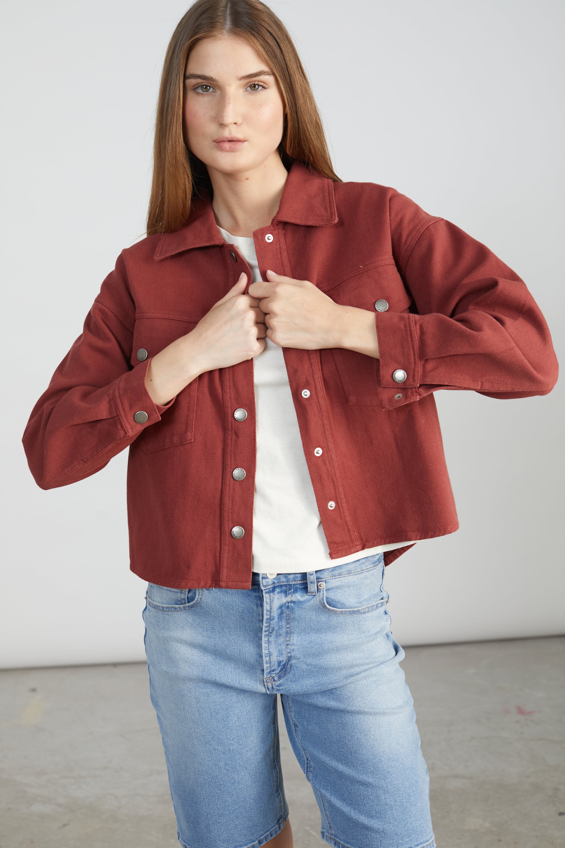 JACKY JACKET - RUST