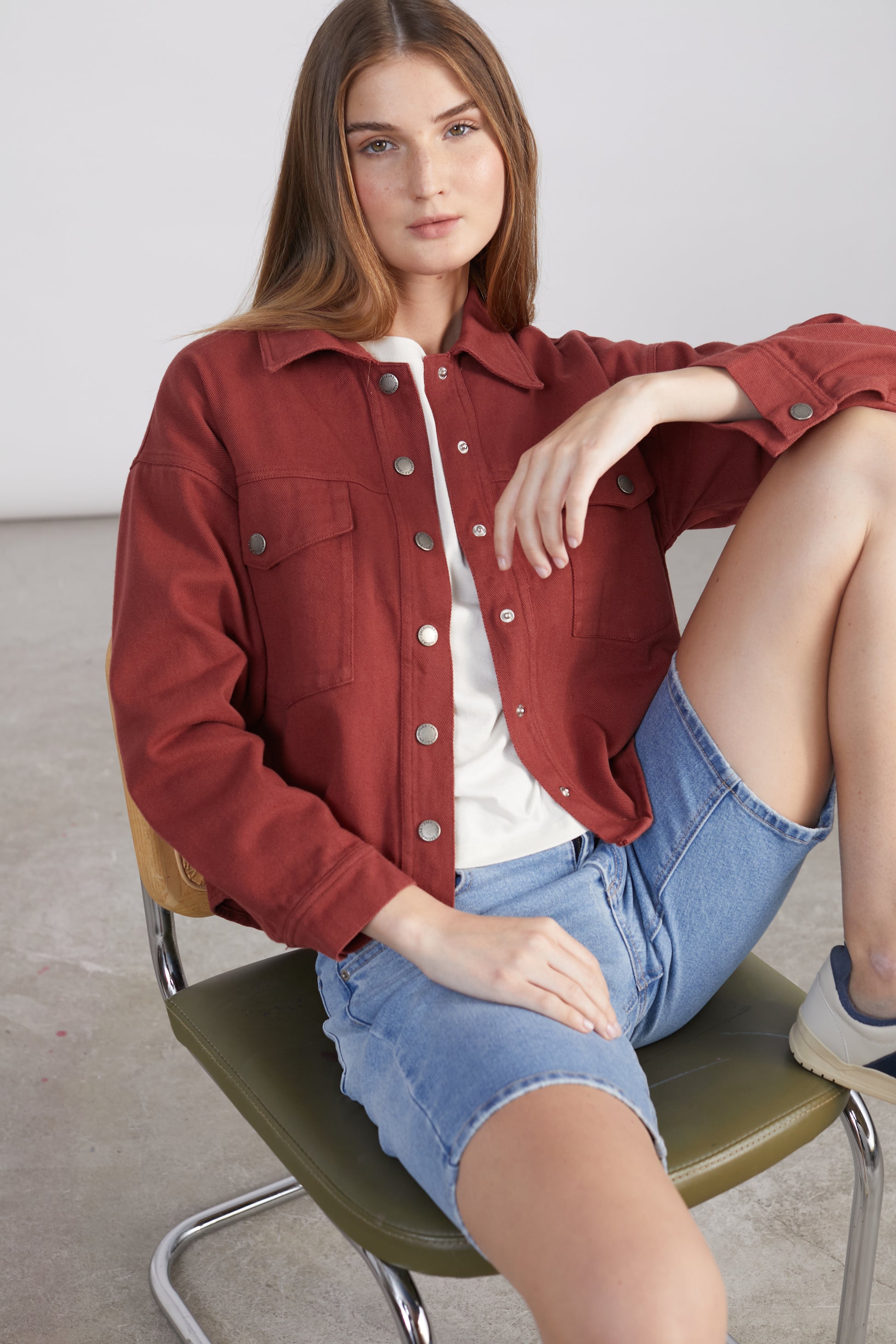 JACKY JACKET - RUST
