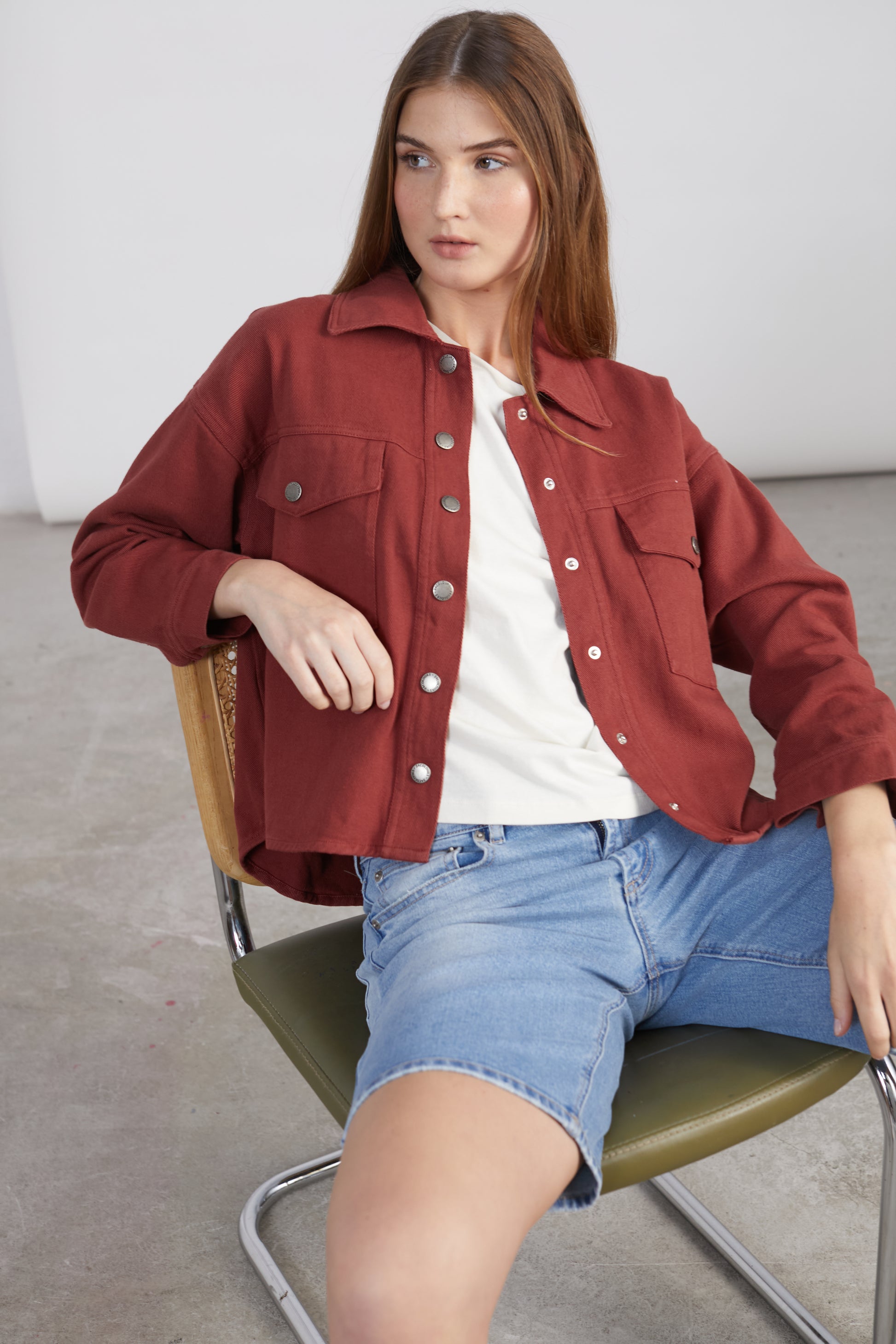 JACKY JACKET - RUST