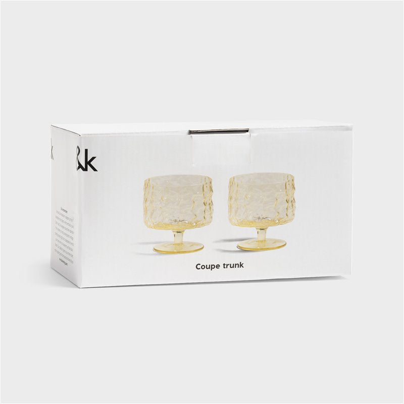 &k | COUPE TRUNK - YELLOW (SET OF 2)