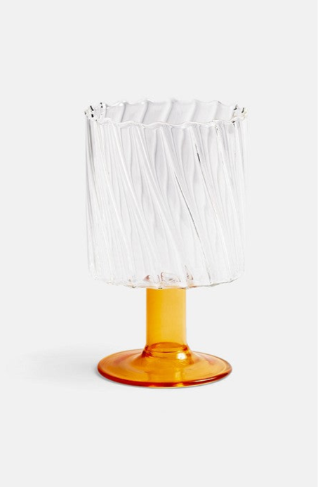 &k | GLASS TWIRL - ORANGE  (1pc)
