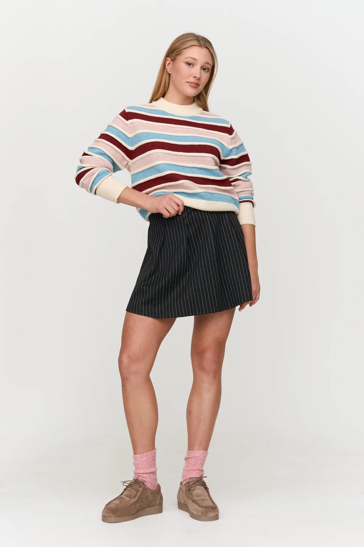THREE DIMENSIONAL KNIT - MULTI