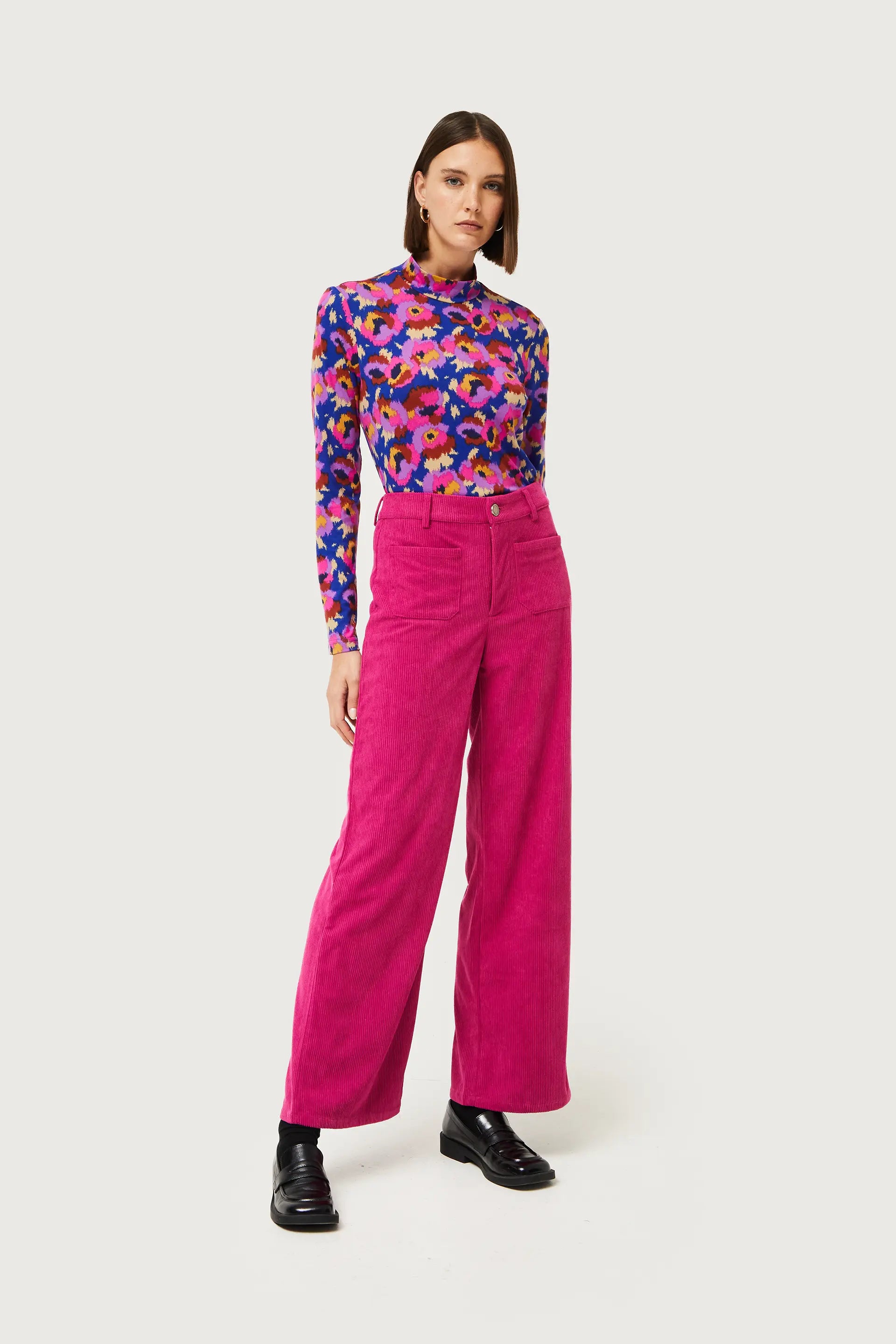 DEWBERRY FLORAL TOP - MULTICOLOR