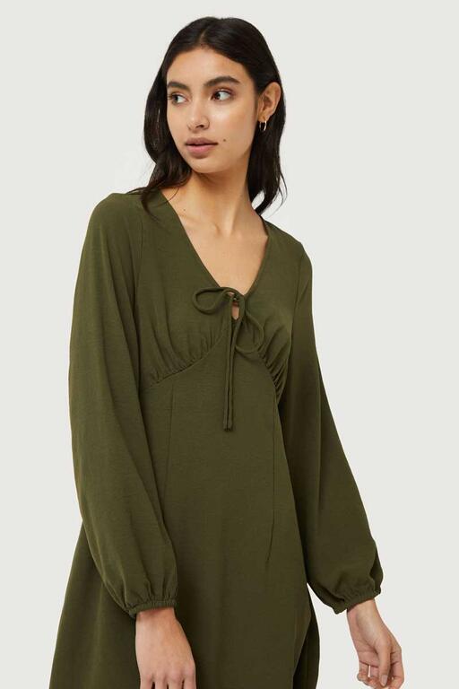 COMPAÑÍA FANTASTICA | A-LINE DRESS - KHAKI