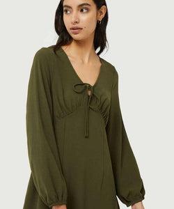 COMPAÑÍA FANTASTICA | A-LINE DRESS - KHAKI