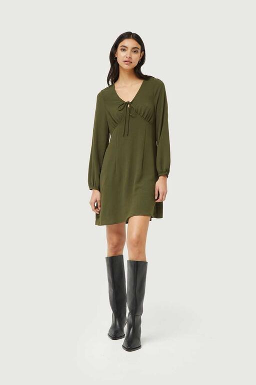 COMPAÑÍA FANTASTICA | A-LINE DRESS - KHAKI