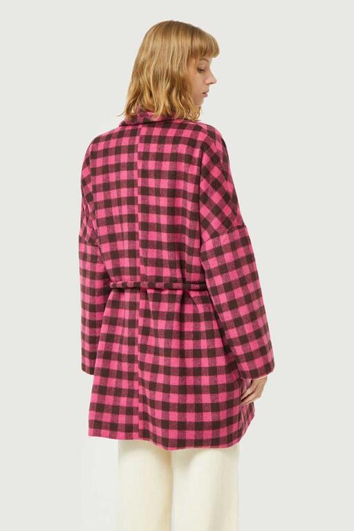 COMPAÑÍA FANTASTICA | CHEQUED COAT - PINK