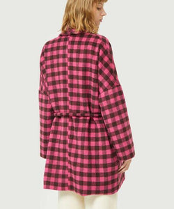 COMPAÑÍA FANTASTICA | CHEQUED COAT - PINK