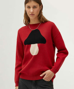 COMPAÑÍA FANTASTICA | MUSHROOM PULLOVER - RED