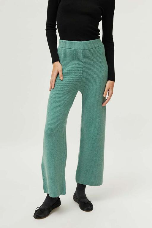 COMPAÑÍA FANTASTICA | KNITTED TROUSERS - GREEN