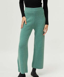 COMPAÑÍA FANTASTICA | KNITTED TROUSERS - GREEN