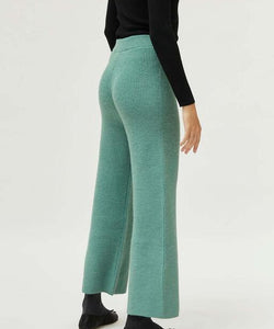 COMPAÑÍA FANTASTICA | KNITTED TROUSERS - GREEN