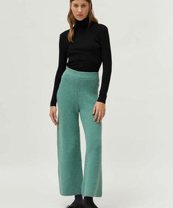 COMPAÑÍA FANTASTICA | KNITTED TROUSERS - GREEN