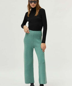 COMPAÑÍA FANTASTICA | KNITTED TROUSERS - GREEN