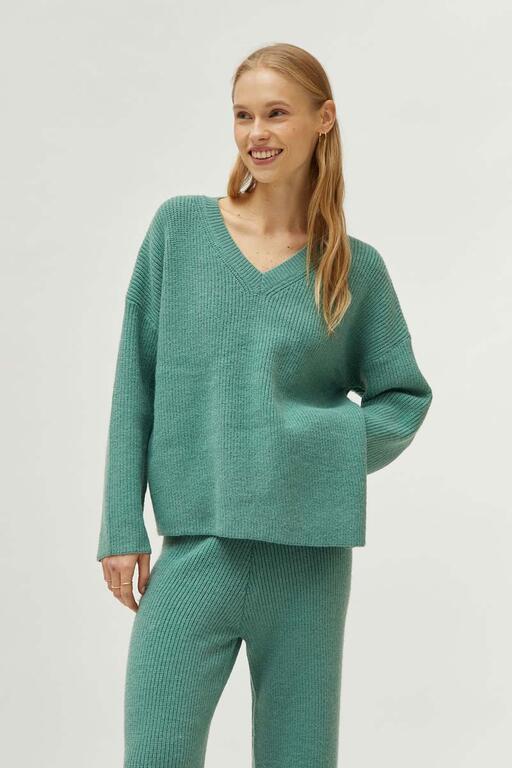 COMPAÑÍA FANTASTICA | KNITTED JUMPER - GREEN