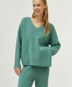 COMPAÑÍA FANTASTICA | KNITTED JUMPER - GREEN