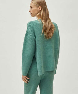 COMPAÑÍA FANTASTICA | KNITTED JUMPER - GREEN