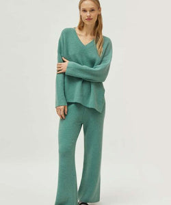 COMPAÑÍA FANTASTICA | KNITTED JUMPER - GREEN