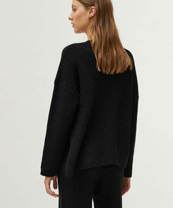 COMPAÑÍA FANTASTICA | KNITTED JUMPER - BLACK