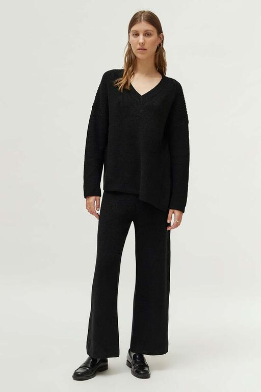 COMPAÑÍA FANTASTICA | KNITTED JUMPER - BLACK