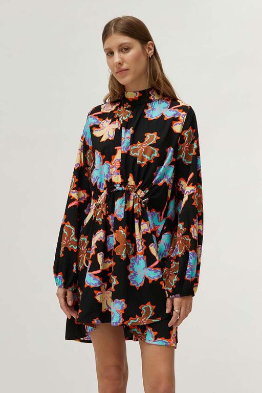 COMPAÑÍA FANTASTICA | WILD FLOWER DRESS - BLACK