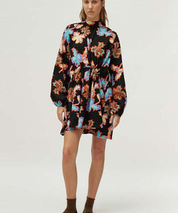 COMPAÑÍA FANTASTICA | WILD FLOWER DRESS - BLACK