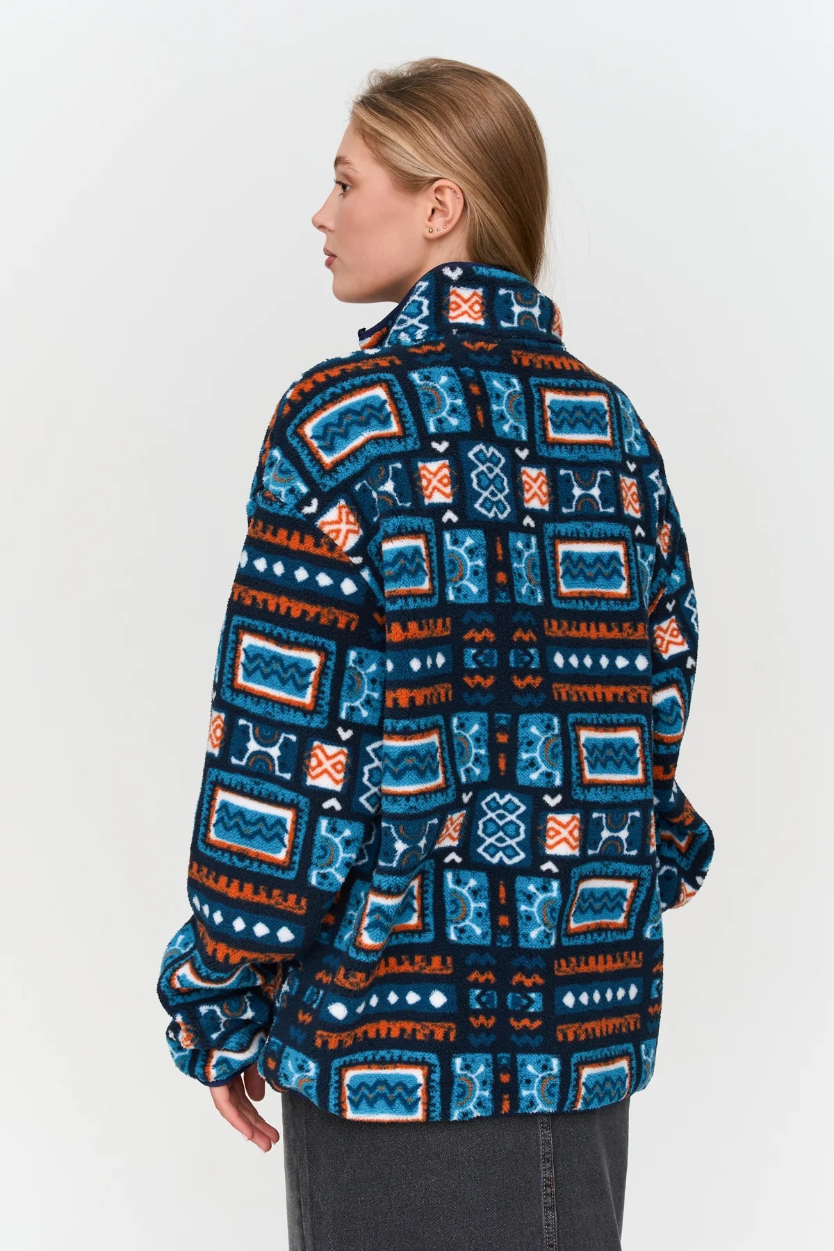 FLEECE PULLY - BLUE