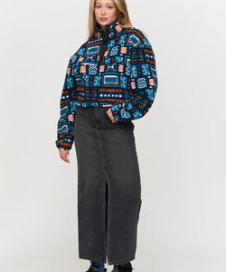 FLEECE PULLY - BLUE