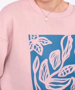RISE HIGH SWEATSHIRT - PINK