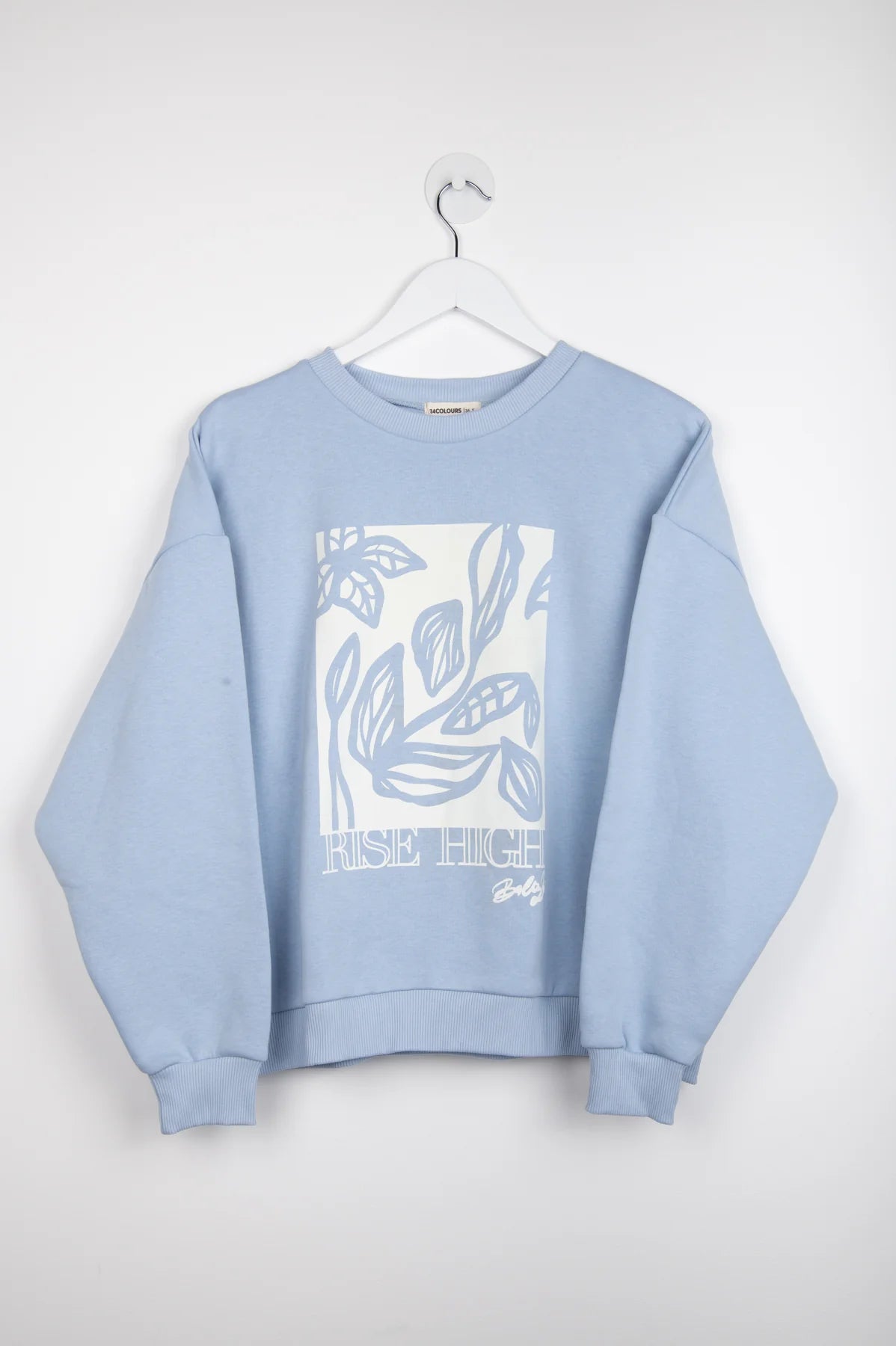 RISE HIGH SWEATSHIRT - BLUE
