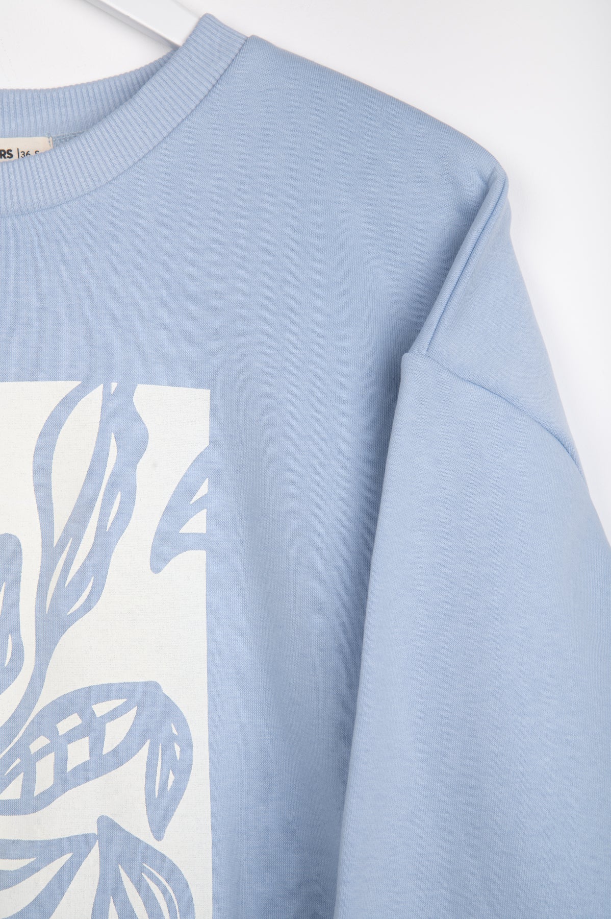 RISE HIGH SWEATSHIRT - BLUE