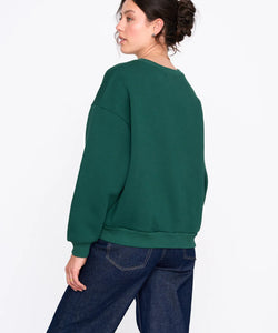 NATURES CANVAS SWEATER - GREEN