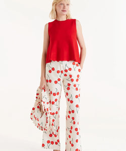 COMPAÑÍA FANTÁSTICA | HANDBAG CHERRY - WHITE