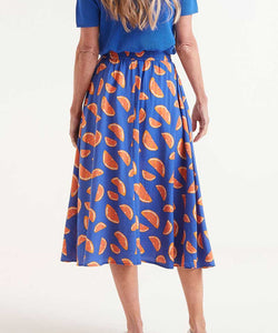 COMPAÑÍA FANTÁSTICA | GRAPEFRUIT SKIRT - BLUE